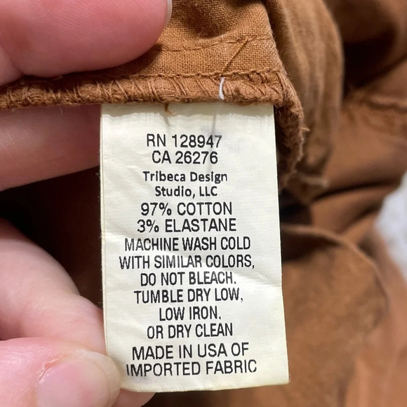 Nili Lotan Montauk Pant in Whiskey Raw Hem size 4 - Picture 6 of 16